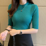 T Shirt Women Short Sleeve Tops Tshirts Basic Woman T-shirt Tee Shirt Femme Elasticity Poleras De Mujer Camisetas