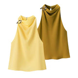 Homemade New Women's Clothing Smocoat With Seam-Cloaught Hanging Collar Blouse 8919