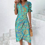 Large Number Of New 2025 Summer Hot Sales Geometric Collage Bubble Sleeve Irregular Pendulum