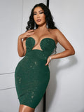 Strapless Mini Bodycon