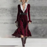 Women's Long Sleeve Shirt Collar Pocket Jumpsuits