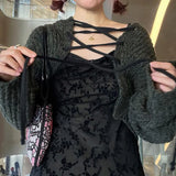 Generous Collar Sexy Slim Maxi Dress-Outfit