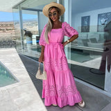 Sales Of New Lace Splicing Dress INS Casual Loose Belt With Dress