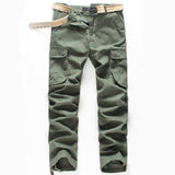 New Men Cargo Pants Men Multi Pockets Pants Military Camouflage Track Pants Trousers Mens Elastic Waist