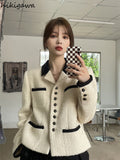 Temperament Jackets for Women 2023 Ropa Mujer Vintage Fashion Tunic Outwear Office Lady Korean Loose Elegant Coat Y2k