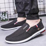 Sneakers Summer Canvas Loafers Slip On Shoes Men Casual Shoes Driving Flats Black Mocassin Homme Male Shoes