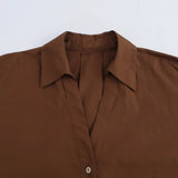 Homemade New Women's Classic Fashion Wide Sleeves Prefectural Shirt