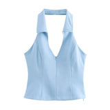 Neck Collar Top 2796777 Low-Rise Skirts 3067407