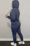 Long Sleeve Hooded Sweatsuit with