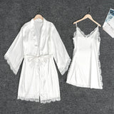 Stitling Elastic Lady Pyjamas Jersey With Pyjab Pajamas Set Solid Color Home