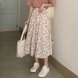 Toloer Skirt A Word Broken Flower Fairy Super Fairy Fairy Fairy Small And Fresh Thin Temperament Long Skirt In The Summer Of