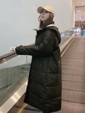 Oversized Winter Parka Women Thicken Warm Long Coats Cotton Padded Jacket Hooded Down Jacket Female Windproof