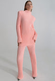 Winter Elegant Knit Top and Pants