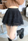 Skirts for Women High Waist Slim Fit A-line Gauze Jupe 2023 Faldas Mujer De Moda Fashion Korean Mini Skirt Y2k
