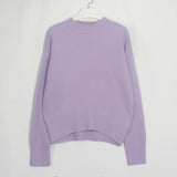 Wixra Women Mock Neck Sweater Autumn Winter New Thick Long Sleeve Loose Pull Jumper Female Basic All Match