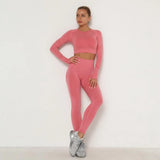 Gym Set Sports Bra and Leggings Jogging Women Set Clothes Seamless Workout Sports Tights Women Fitness Sports