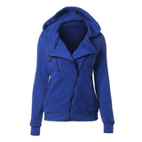 Winter Zipper Hoodies Sweatshirt Women Long Sleeve Hoody Warm Jackets Zipper Tracksuit Hoodie Sweatshirt Pullovers
