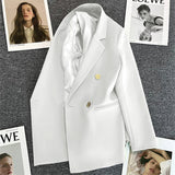 Toloer Fried Street Small Suit Jacket Female 2024 Spring And Autumn New Korean Version Web Celebrity Temperament Small Casual Suit-Outfit