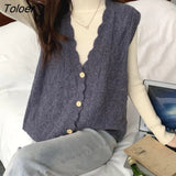Vests Women New Wave Sweet V-neck Gentle Females All-match Korean Style Streetwear Fashion Outwear Kawaii Solid