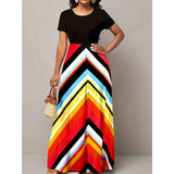 Wish Women's Summer Sleeves Rounded