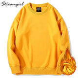 Women Vintage Sweatshirt Oversize Winter Fleece Sweatshirts Casual Green 2020 Autumn Warm Oversized Sweatshirt Women