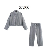 Homemade New Women's Classic Zippered Potet Coat With Bucket