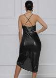 Sexy Strap Metallic Irregular Party