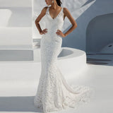 2022 Summer Women Long Party Dress Sexy Sleeveless Backless Floor Length White Lace Maxi