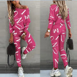 Women Jogger Winter Pants For Plus Size Top Sets Two Piece Set Women's 2022 Pants Suit Female Met Warm Tops