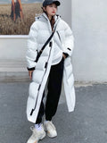 2022 Winter Warm Parka Long Women's Down Jacket Snow Coat Women Hooded Jacket Thicken Warm Elegnat Female Windproof
