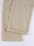 Pocket Detail Straight Cargo Jeans-Outfit