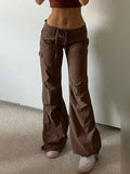 Straight Leg Pocket Cargo Pants-Outfit