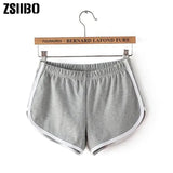 Female Black grey Short women Workout Waistband Skinny Short clothing 2023 New High waist shorts Summer women's