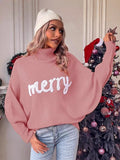 Turtleneck Women's Autumn And Winter Loose Bat Sleeves Wearing Knitted Tops