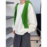 Thickened Wine Red Sweatshirt Women's Korean Loose Long Sleeve Pullover Top Stand /