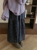 With A Set Of 2025 Purple Gentle Temperament Sweater Knitted Jersey Half Dress Two-Piece
