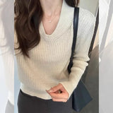 Toloer Buckle Loose Retro Sweater Cardigan Women 2025 Autumn And Winter New Round-Necked Collared Flower Knitted