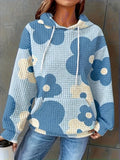 New Hooded Jacket Digital Print Casual Women's