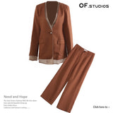 2025 OVERSIDE Personality Irregular Small Vest Coat