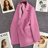 Toloer Fried Street Small Suit Jacket Female 2024 Spring And Autumn New Korean Version Web Celebrity Temperament Small Casual Suit-Outfit