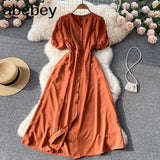 Female Fashion Clothing Elegant Dress Clothes Dresses for women 2022 Sexy Outfits Summer Midi Long Beach Sundress