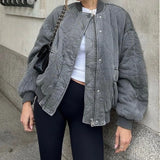 Clothes Loose Bomber Jacket Baseball Suit Casual