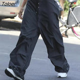 Print Streetwear Joggers Parachute Cargos Casual Loose Y2K Baggy Sweatpants Harajuku Chic Fashion