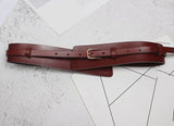 Pu Leather Multicolor Asymmetrical Long Belt Personality Women New Fashion Tide All-match Spring Autumn 2023