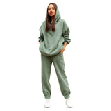 Piece Outfits Oversized Hoodie and Pants Casual Sport Suit Winter Two Piece Set Autumn Women's Tracksuit 2020