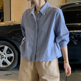 Toloer Light Luxury White Acetic Fascination Stender Shirt Woman 2025 New High-End Feel Chic Shirt