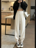 Leg White Sweatpants For Women Autumn 2022 High Waist Oversize Pants Joggers Loose Trousers Women Sweatpants