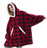 Sweatshirt Hoodie Women Oversized Winter Pullover Fleece Hooded Jumper Robe Femme Ladies Wearable TV Blanket with