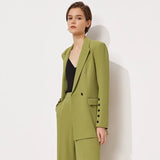 Graduation party gift Minimalism Women Suit Sold Separately Office Lady Elegant Blazer Coat High Waist Pants Female Professional