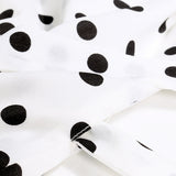 2022 Summer Maxi Dress Women Sexy Split Polka Dot Short Sleeve Long Sundress Celmia Bohemian Belted V-Neck Party Beach